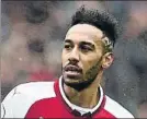  ?? FOTO: GETTY ?? Aubameyang No puede jugar