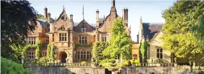  ??  ?? Luxury: Geoffrey Guy lives at Chedlingto­n Court, a Grade II listed Jacobean property