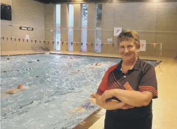  ??  ?? Deepings Swimming Club head coach Lynn Chapman was full of praise for the team