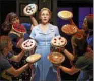  ?? JOAN MARCUS ?? Pies are paramount in the musical “Waitress.”