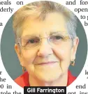  ??  ?? Gill Farrington
