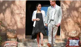  ?? —AFP ?? EXPECTANT MOTHER Prince Harry’s wife Meghan may give birth in late April or the first week of May, according to royal watchers.