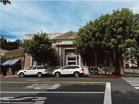  ?? City of Mill Valley ?? The Bank of America building in downtown Mill Valley is the future site of Treehouse MV, a private dining club and event space.