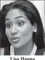  ??  ?? Lisa Hanna