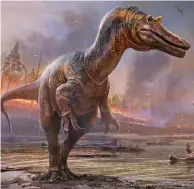  ?? ?? Predator: One of the two new species of spinosaur discovered on the Isle of Wight