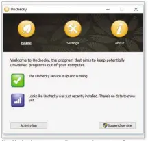  ??  ?? Use Unchecky to ensure all unwanted extras in software installers are automatica­lly unticked