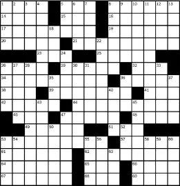  ?? PUZZLE BY LEWIS ROTHLEIN ?? No. 1013