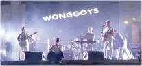  ??  ?? WONGGOYS LIVE AT ‘BOYSEN BEATS’