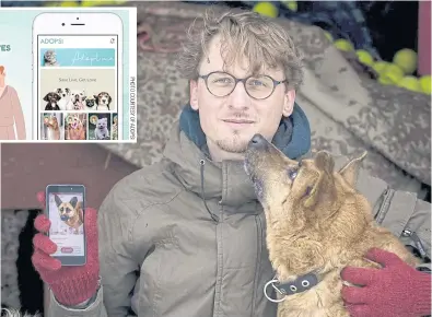  ??  ?? RIGHT Vaidas Gecevicus, a creative technologi­es expert, launched pet adoption app GetPet earlier this year.