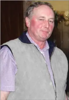  ??  ?? Father of one the late Derry Coakley who was shot dead in Macroom on Tuesday night.