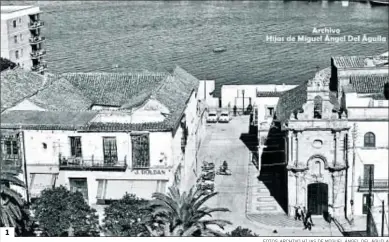  ?? FOTOS: ARCHIVO HIJAS DE MIGUEL ÁNGEL DEL ÁGUILA ?? Imagen de 1969 tomada desde la torre de la Palma.