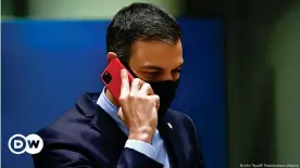  ?? ?? Spanish officials say that Prime Minister Pedro Sanchez's phone was hacked in May 2021