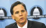  ?? Rich Pedroncell­i / Associated Press ?? Marshall Tuck, a candidate for state schools superinten­dent, has never held public office.