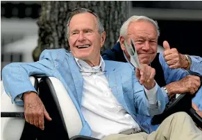  ??  ?? President George H.W. Bush, who died in Saturday, showed as essential authentici­ty, disarming wit, and unwavering commitment to faith, family, and country, according to president Donald Trump.