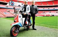 ?? Reuters ?? Roger Daltrey and Pete Townshend of British band The Who pose for a picture at the Wembley Stadium in London, Britain.