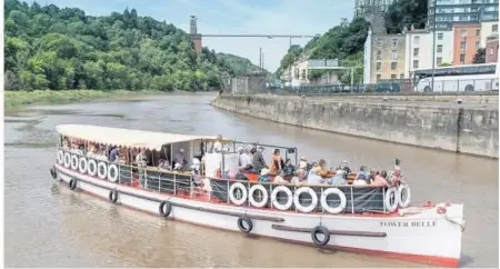  ??  ?? The Tower Belle, run by Bristol Packet Boat Trips, turns 100 on Thursday