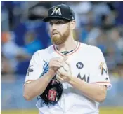  ?? WILFREDO LEE/AP ?? Several teams called the to inquire about Dan Straily, but the Marlins passed on trading the right-hander.