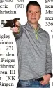  ?? Foto: Reinhold Müller ?? Michael Feiger erzielte starke 371 Ringe.
