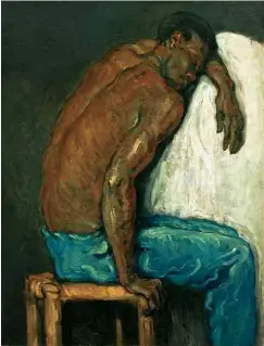  ??  ?? ‘O Negro Cipião’ (c.1867), obra de Cézanne no acervo do Masp ‘Gaye com Folhas Gun’ (2015), de Ayrson Heráclito; artista estará na Bienal de Veneza