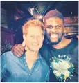  ??  ?? Reformed: former gang member Karl Lokko, left, and with Prince Harry, above left