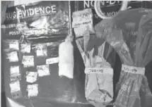  ?? Police Office photo) (Bacolod City ?? Joint police operatives seize P1.054 million worth of suspected shabu from suspect Liza “Inday” Lausa during a buy-bust operation along 17th Street in Barangay 5, Bacolod City on Sunday night, May 8, 2022.