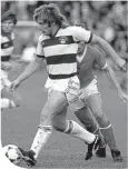  ??  ?? Davie Hayes in action for Morton