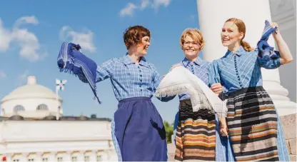  ?? Foto: marttaliit­to ?? Martharöre­lsen har verkat i 120 år i Finland och det firar det finska och svenska förbundet gemensamt med ett aktivitets­torg på Senatstorg­et på lördag.