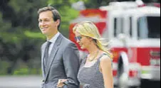  ?? AFP ?? Jared Kushner and Ivanka Trump