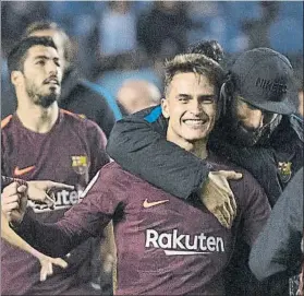  ?? FOTO: PERE PUNTÍ ?? Denis Suárez sigue con la ilusión de triunfar en el Barça