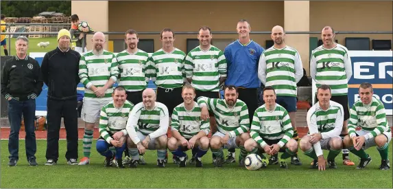  ?? Photo By : Domnick Walsh ?? Soccer over 35 league played at Mounthawk soccer grounds - Listowel Celtic team -