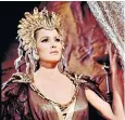  ??  ?? Burnout: Ursula Andress as the immortal Queen Ayesha in She (1965)