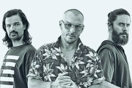  ?? Insieme ?? I 30 Seconds To Mars hanno fatto uscire diversi singoli di impatto che comporrann­o il nuovo album