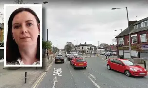  ?? Google Streetview ?? ●●The biggest drop in Covid cases came in Cheadle Heath but health boss Jennifer Connolly (inset) called for vigilance
