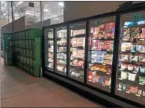  ?? DIGITAL FIRST MEDIA FILE PHOTO ?? Peapod by Giant has expanded its online grocery shopping and delivery in Berks County — making the service available in Exeter and Birdsboro. In this file photo, frozen grocery items are ready to be packed for customer online orders at Peapod’s newest...