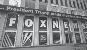  ?? ?? Documents in a defamation lawsuit illustrate pressures faced by Fox News journalist­s in the weeks after the 2020 presidenti­al election.