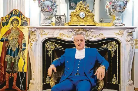  ?? FOTO PROFIMEDIA ?? V luxusu. Jmění George Becaliho se odhaduje na 600 milionů dolarů, patří k němu i přepychový palác v Bukurešti.