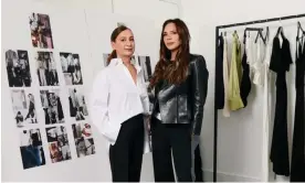  ?? ?? Victoria Beckham (right) with Justi Ruano, Mango’s womenswear creative director