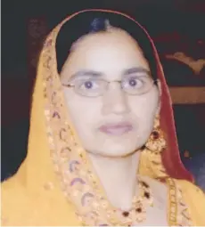  ??  ?? Kulwinder Kaur Gill was killed by a truck while walking with her husband in 2009. He has pleaded guilty to plotting to kill her.