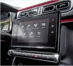  ??  ?? INFOTAINME­NT Seven-inch touchscree­n is one of the best we’ve come across in the supermini class; it’s really simple to use and proved responsive during our test