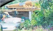  ?? COURTESY ?? Seminole County's Alan Davis is in trouble again with county code enforcemen­t officials. Davis has apparently been building what appears to be a wooden structure on his home's roof, but never got the appropriat­e permits.