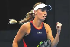  ?? AP ?? Caroline Wozniacki will open her campaign at the WTA Finals against Czech Karolina Pliskova.