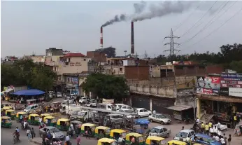  ?? AFP ?? The coal-based Badarpur thermal station in New Delhi. India’s probable contributi­on to global warming is significan­t – the country’s carbon emissions are the third highest in the world
