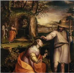  ??  ?? NOLI ME TANGERE
LAVINIA FONTAN.A
ÓLEO SOBRE LIENZO. 1581.
FLORENCIA, GALLERIA DEGLI UFFIZI, GALLERIA DELLE STATUE E DELLE PITTURE.