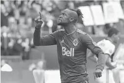  ?? ANNE-MARIE SORVIN/USA TODAY SPORTS ?? Former Vancouver Whitecaps forward Kei Kamara said he was surprised to learn he was traded during the offseason and is pushing to make the most of his new home.