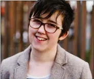  ?? ?? MURDERED: Lyra McKee was shot dead in 2019