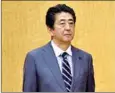  ?? DAVID MAREUIL/AFP ?? Japan’s Prime Minister Shinzo Abe.