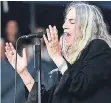  ?? FOTO: AP ?? Sängerin Patti Smith.