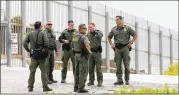  ?? SANDY HUFFAKER / GETTY IMAGES ?? United States Border Patrol agents seized more than 3,500 pounds of opioids between 2013 and 2017, according to a new report by investigat­ors for Sen. Claire McCaskill, D-Mo.