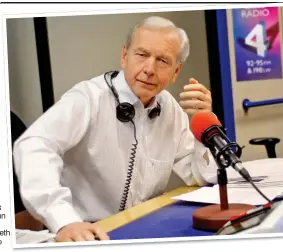  ??  ?? PIT BULL: Today’s John Humphrys bares his teeth in the studio