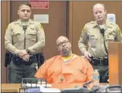  ?? Irfan Khan Los Angeles Times ?? MARION “Suge” Knight attends a hearing in L.A. court Thursday. His murder trial is to begin in April.